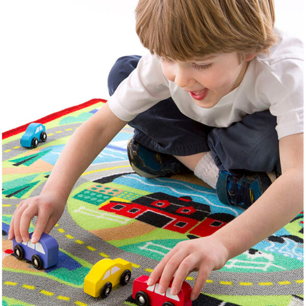 'Round the Town Road Rug & Car Set