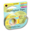 ERSLEE19975-6_2.jpg Removable Highlighter Tape, Fluorescent Yellow, Pack of 6