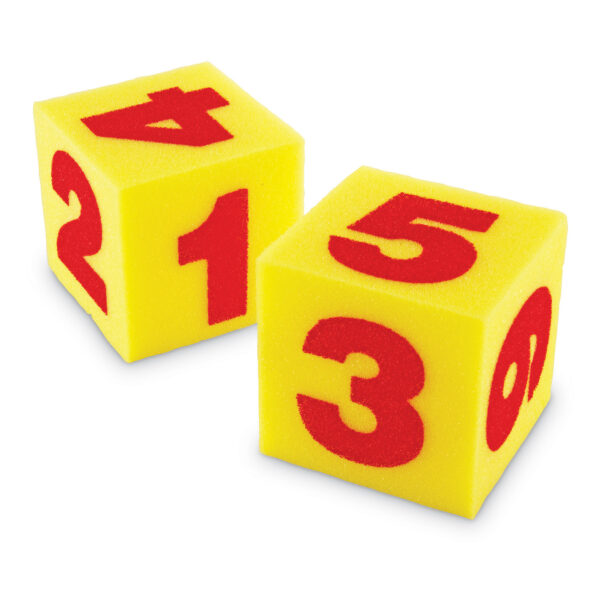 ERSLER0412-3_1.jpg Giant Soft Numeral Cubes, 2 Per Pack, 3 Packs