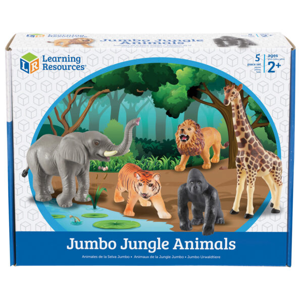 ERSLER0693.jpg Jumbo Jungle Animals, Set of 5