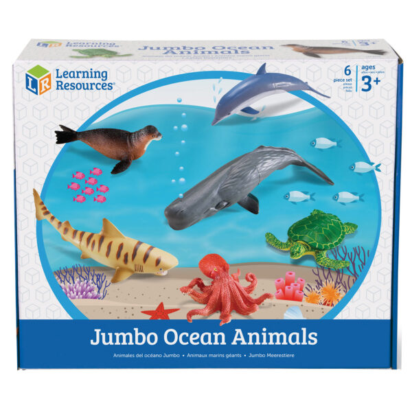 ERSLER0696.jpg Jumbo Ocean Animals, Set of 6