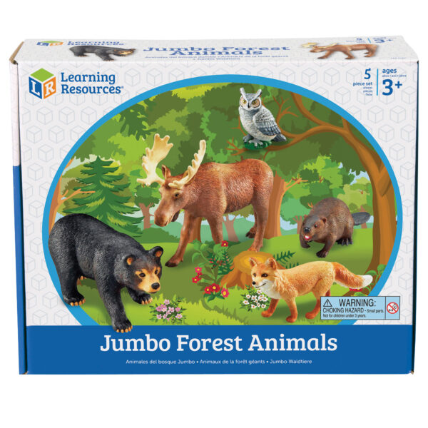 ERSLER0787.jpg Jumbo Forest Animals, Set of 5