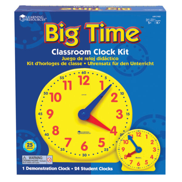 Big Time Learning Clock Classroom Kit