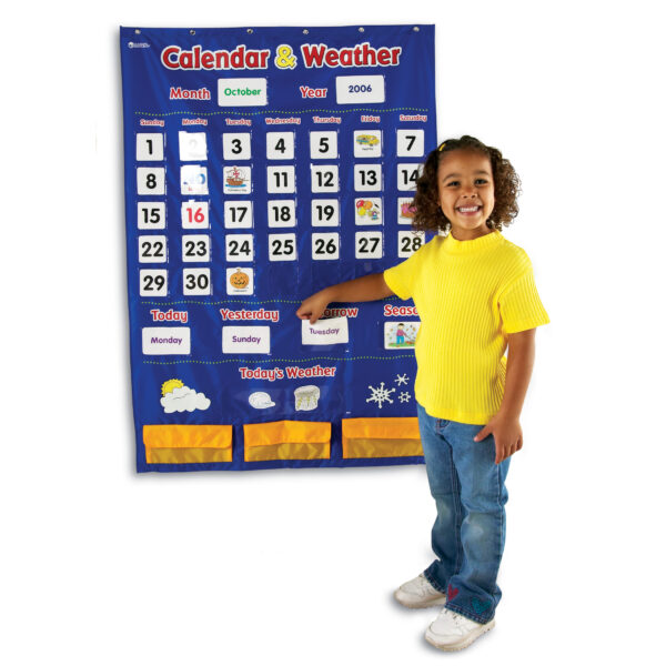 Calendar and Weather Pocket Chart