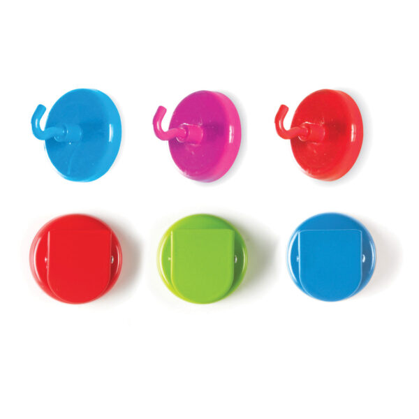 ERSLER2691.jpg Super Strong Magnetic Clips & Hooks, 1.5", Assorted, Set of 6