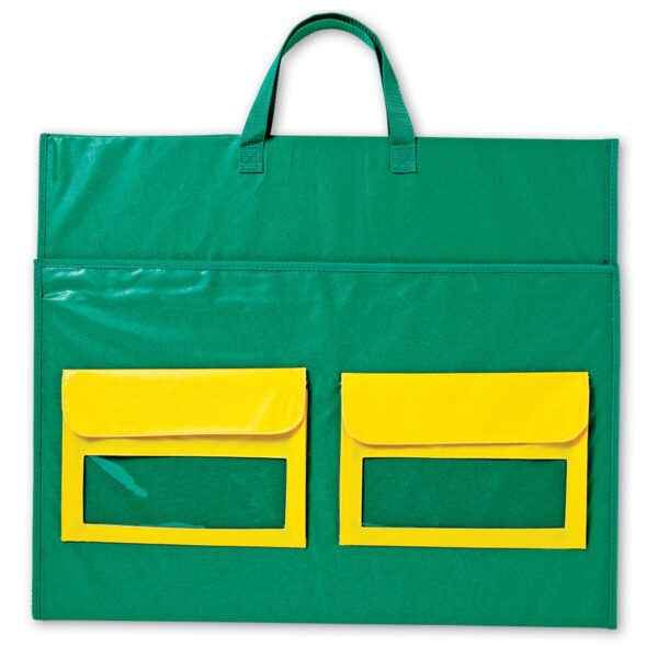 Write-On-Wipe-off Magnetic Demonstration Double-Sided Tabletop Pocket Chart