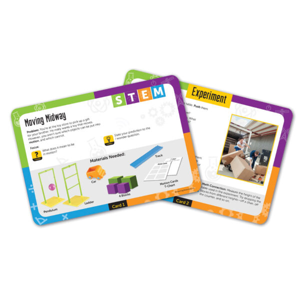 2822 STEM ForceMotion CRDs.indd STEM Force & Motion Activity Set