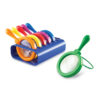 Primary Science Jumbo Magnifiers, Set of 6 with Stand