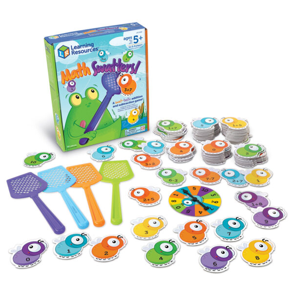 ERSLER3058.jpg Math Swatters! Addition & Subtraction Game