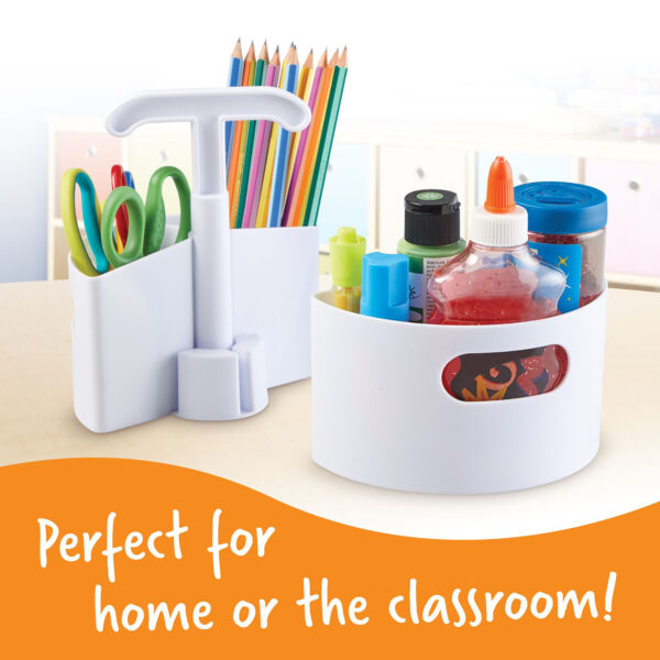 Create-A-Space Mini-Center White, Pack of 2