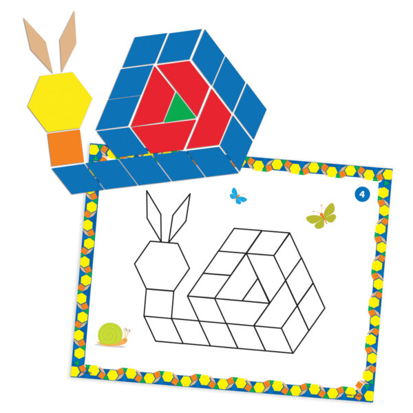 6134 Pattern Block Activity Set BOX_3 Pattern Block Design and Discover Set