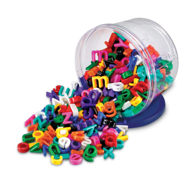 Plastic Lacing Lowercase Alphabet, 260 Pieces