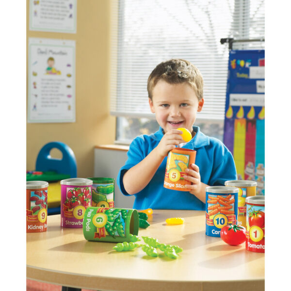 1 to 10 Counting Cans