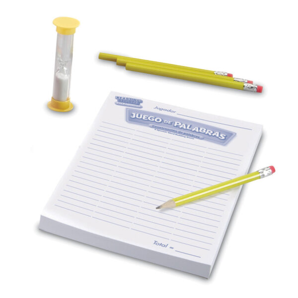 Juego de Palabras Spanish Reading Rods Word Game