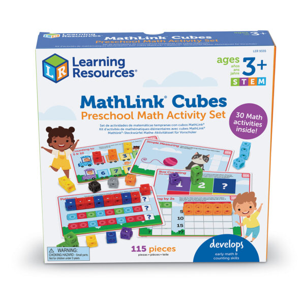ERSLER9335_1.jpg Mathlink Cubes Preschool Math Activity Set