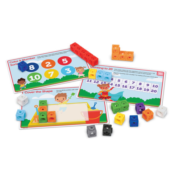 ERSLER9335_2.jpg Mathlink Cubes Preschool Math Activity Set