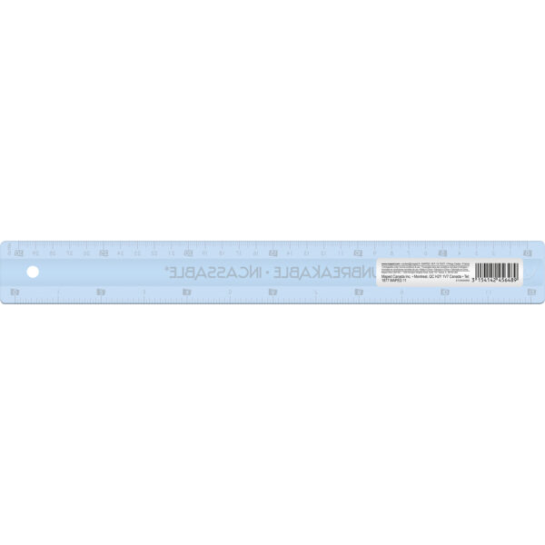 Unbreakable Ruler 12" - 30cm, Pack of 20