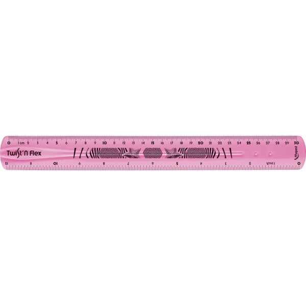 Twist'n Flex Ruler, 12" - 30cm, Pack of 20