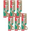 Advanced Eco-Friendly Multipurpose 8-1-4" Scissors, Pack of 6