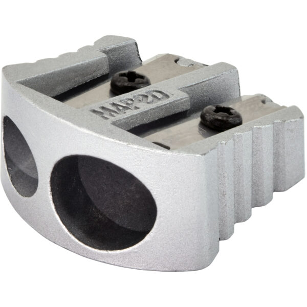 Classic 2 Hole Metal Pencil Sharpener, Display of 20