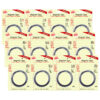 Self-Sticking Magnetic Tape Roll, 1-2" x 30", Pack of 12