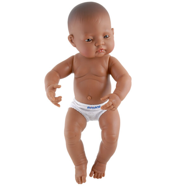 ERSMLE31008.jpg Anatomically Correct Newborn Doll, 15-3-4", Hispanic Girl