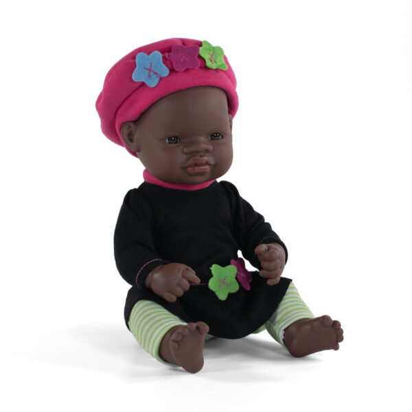 Anatomically Correct Newborn Doll, 12-5-8", African Girl