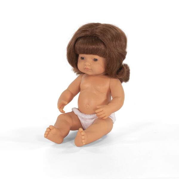 ERSMLE31050_2.jpg Anatomically Correct 15" Baby Doll, Caucasian Girl, Red Hair