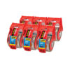 Heavy-Duty Shipping Packing Tape In Dispenser, 1.88" x 800", 6 Rolls