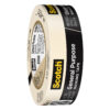 General Purpose Masking Tape, 1.41 in x 60.1 yd (36mm x 55m), 3 Rolls