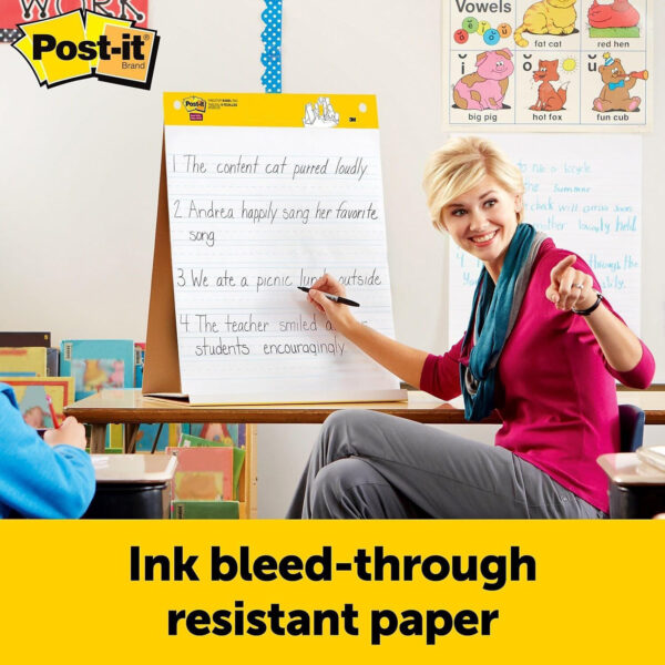 Tabletop Self Stick Easel Pad, 20 in x 23 in, 20 Sheets-Pad