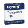 Transparent Tape, 3-4" x 1296", 1" Core, Clear, 12 Rolls