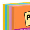 Super Sticky Notes, 3 in x 3 in, Energy Boost Collection, 5 Pads-Pack, 2 Packs
