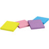 Self-Stick Removable Notes, 3" x 3", Assorted Colors, 12 Pads-Pack, 2 Packs