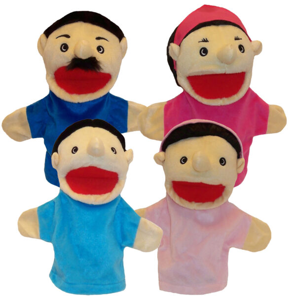Hispanic Family Puppets