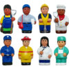 Multicultural Community Helper Figures, Set of 8