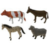 Farm Animals Playset, Set of 12