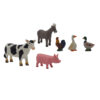Farm Animal Playset, 8 Pieces