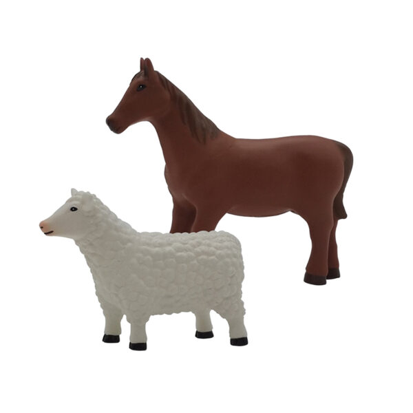 Farm Animal Playset, 8 Pieces