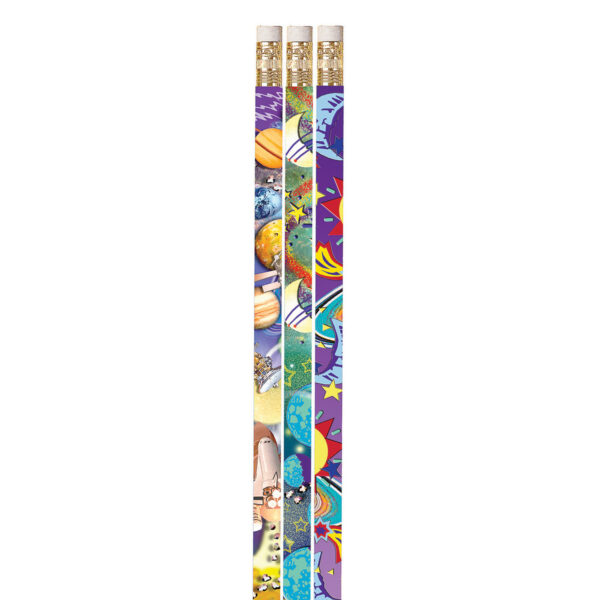 Galaxy Galore Motivational-Fun Pencils, Pack of 144