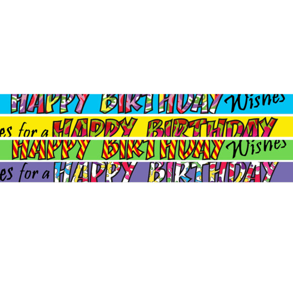 Happy Birthday Wishes Pencil, 12 Per Pack, 12 Packs