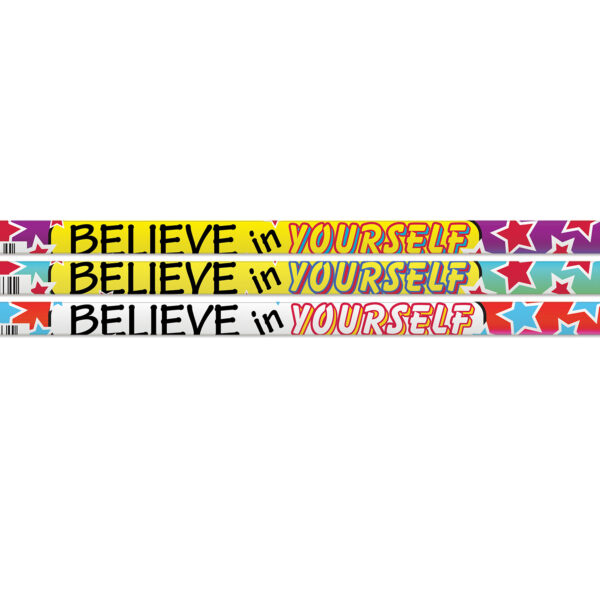 Believe In Yourself Motivational Pencil, Pack of 144
