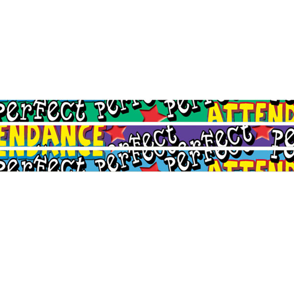 Perfect Attendance Motivational Pencils, 12 Per Pack, 12 Packs