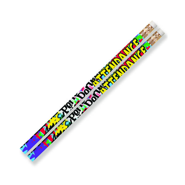 Perfect Attendance Motivational Pencil, Pack of 144