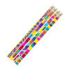 Watercolors Motivational-Fun Pencils, Pack of 144