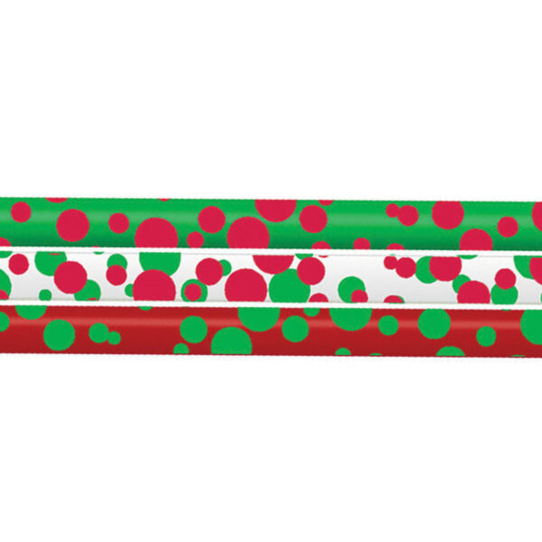 Dots of Christmas Fun Pencil, 12 Per Pack, 12 Packs