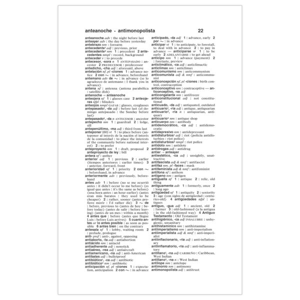 Merriam-Webster's Spanish-English Dictionary, Hardcover