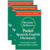 Pocket Spanish-English Dictionary, Paperback, Pack of 3