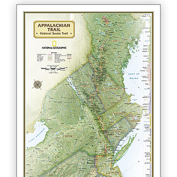 Appalachian Trail map_REV.indd Appalachian Trail Map, In Gift Box, 18" x 48"