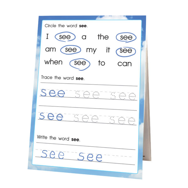 Nonfiction Sight Words Learning Flip Chart